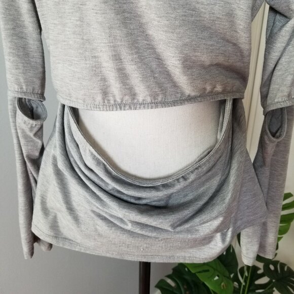 TOBI long sleeve activewear shirt with cutouts M - Picture 4 of 6